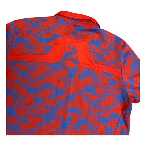 J. LINDEBERG Jacquard Luxury Designer Business Golf Casual Polo Tee Shirt 2XL - Picture 4 of 6